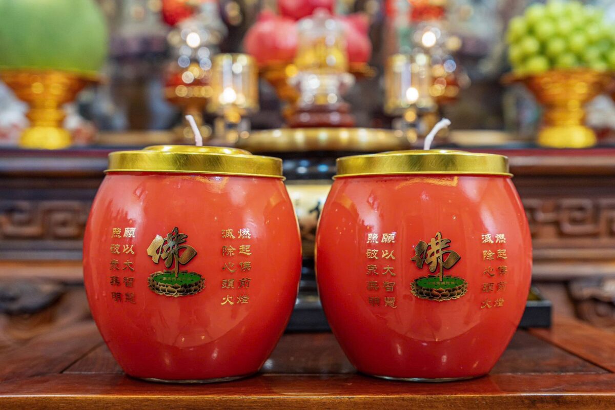 Nến Thờ Phật Đỏ (7 Ngày) - Ảnh 1