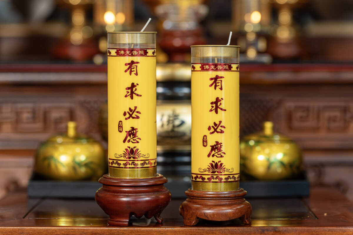 Nến đèn cầy bơ ống vàng (3 Ngày) - Ảnh 1